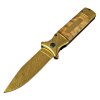 Zlatý kapesní nůž "GOLD-CORE" s klipem na opasek