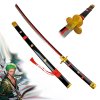 Dřevěná katana Meito "ENMA - BLACK" - One Piece