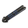 Balisong/motýlek "LINE OF BLUE COLOR"