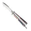 21567 2 stylovy balisong steel galaxy
