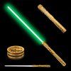Světelný meč "BORN WITH THE FORCE" Plně kontaktní! Multi-color!!! Gold