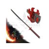 Měkčená Ninchirin Katana "TANJIRO KAMADO - FLAME SWORD" - Demon Slayer II. Jakost