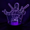 3D akrylová stolní lampička "DEADPOOL" - MARVEL