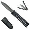 Balisong "BLACK TALON RESCUE" s kubotanem a řezačem pásů
