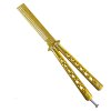 Tréninkový motýlek s hřebenem "GOLDEN COMB" zlatý