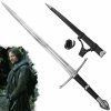 Funkční OSTRÝ meč "STRIDER RANGER SWORD" - HQ, Pán Prstenů
