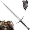 Gandalfův ocelový meč "BIG GLAMDRING" s plaketou - Pán prstenů