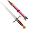 Zdobná dýka "TEMPLAR CROSS" s pochvou