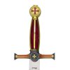 Zdobná dýka "TEMPLAR CROSS" s pochvou