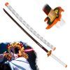 Funkční ocelová katana "KYOJURO RENGOKU" - Demon Slayer