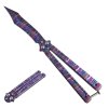Balisong "THIRD - RAINBOW IRON" - duhový