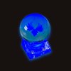 Skleněný orb "ANEMO ELEMENT" se svítícím podstavcem