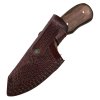 Pevný nůž "BROWN BEAR MINI" s koženým pouzdrem