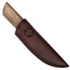 Pevný nůž "WOODLAND RANGER" s koženým pouzdrem