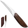 Pevný nůž "WILD HAWK" s koženým pouzdrem