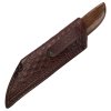 Pevný nůž "WILD HAWK" s koženým pouzdrem