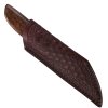 Pevný nůž "WILD HAWK" s koženým pouzdrem