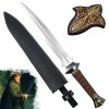 Hobití ocelový meč Samvěda Křepelky "BARROW BLADE" - Pán Prstenů/Hobit