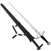 Ostrý středověký meč "ARMING SWORD" s pochvou na opasek - HQ!