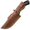 Pevný lovecký nůž "BOAR KILLER" s koženým pouzdrem