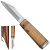 Pevný nůž "TUNDRA CARVER" s koženým pouzdrem