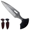 Tlačná dýka "RAVEN CLAW" s koženým pouzdrem