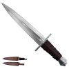 Středověká dýka "OATHKEEPER" s koženým pouzdrem