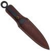 Vrhací kunai "SHADOW GENIN" s koženým pouzdrem