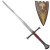 Ocelový meč "SWORD OF ISILDUR" s plaketou - Pán Prstenů