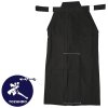 Basic Tetron Hakama "KENDO, IAIDO, AIKIDO" - Černá