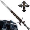 Celokovový meč "HOLY MOONLIGHT SWORD" s plaketou - Bloodborne