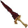 Masivní ocelový meč "THE BLACK BLADE" s plaketou - Elden Ring