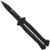 Ostrý balisong "OBSIDIAN FLIPPER" s pouzdrem