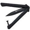 Ostrý balisong "OBSIDIAN FLIPPER" s pouzdrem