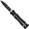 Ostrý balisong "NIGHT FIGHTER BLACK"