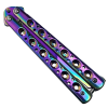 Tréninkový balisong "RAINBOW FLAME"