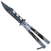 Ostrý balisong "TEMPLAR FLIP WHITE"Ostrý balisong "TEMPLAR FLIP WHITE"