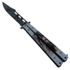 Ostrý balisong "TEMPLAR FLIP WHITE"Ostrý balisong "TEMPLAR FLIP WHITE"