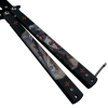 Ostrý balisong "TEMPLAR FLIP BLACK"