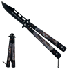 Ostrý balisong "TEMPLAR FLIP BLACK"