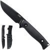 Pevný nůž "SRM S795-2 BLACK TITAN" s kydexovým pouzdrem