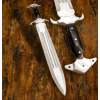 Ostrý gladius "GRIFFIN GILDED GLADIUS" s koženým pouzdrem