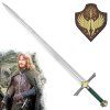 Ocelový meč "FARAMIR'S SWORD" s plaketou - Pán Prstenů