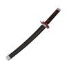 Malá nichirin katana "TANJIRO FLAME SWORD TINY" se stojánkem
