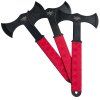 Vrhací sekery "RUBBER TRIAXE" 3ks s pouzdrem