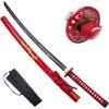Ostrá katana "RED SUSANOO" s fialovou čepelí