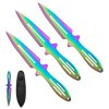 Velké vrhací nože "RAINBOW STRIKE"