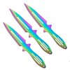Velké vrhací nože "RAINBOW STRIKE"