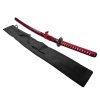 Červená katana "RED WARRIOR" s bohatým příslušenstvím