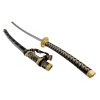 Zdobná katana "DOUBLEHAND SAMURAI" černá